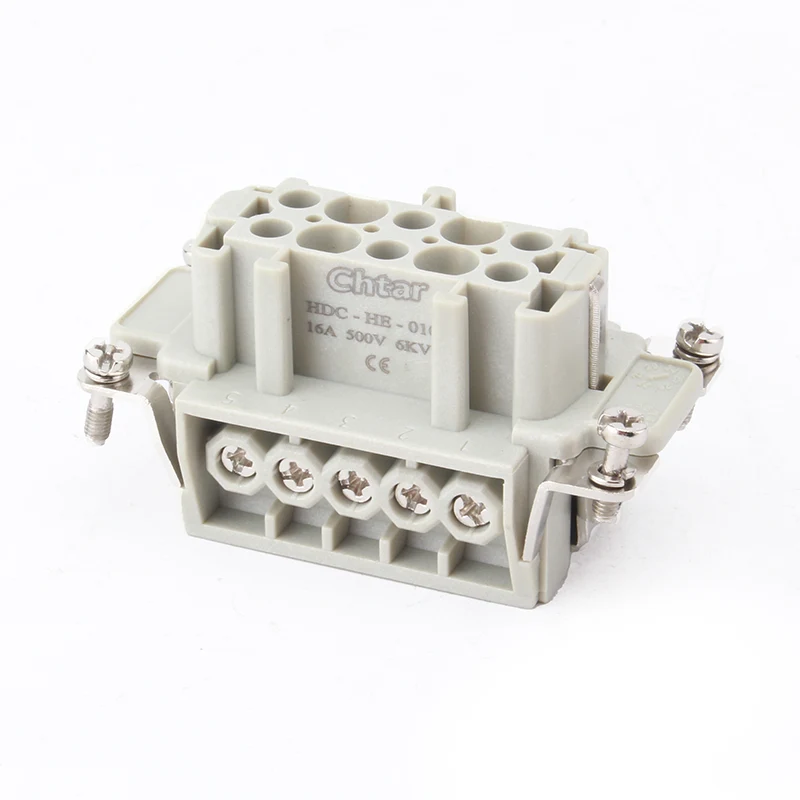 M/F 10핀 삽입 헤비듀티 커넥터