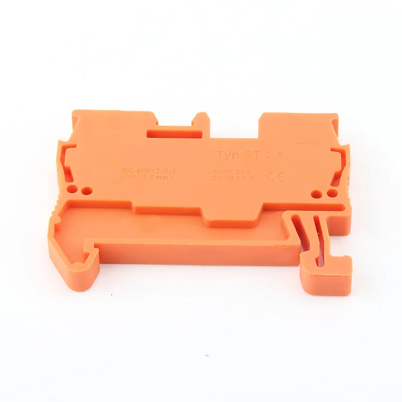 ST 2.5 스프링 Din 레일 터미널 블록